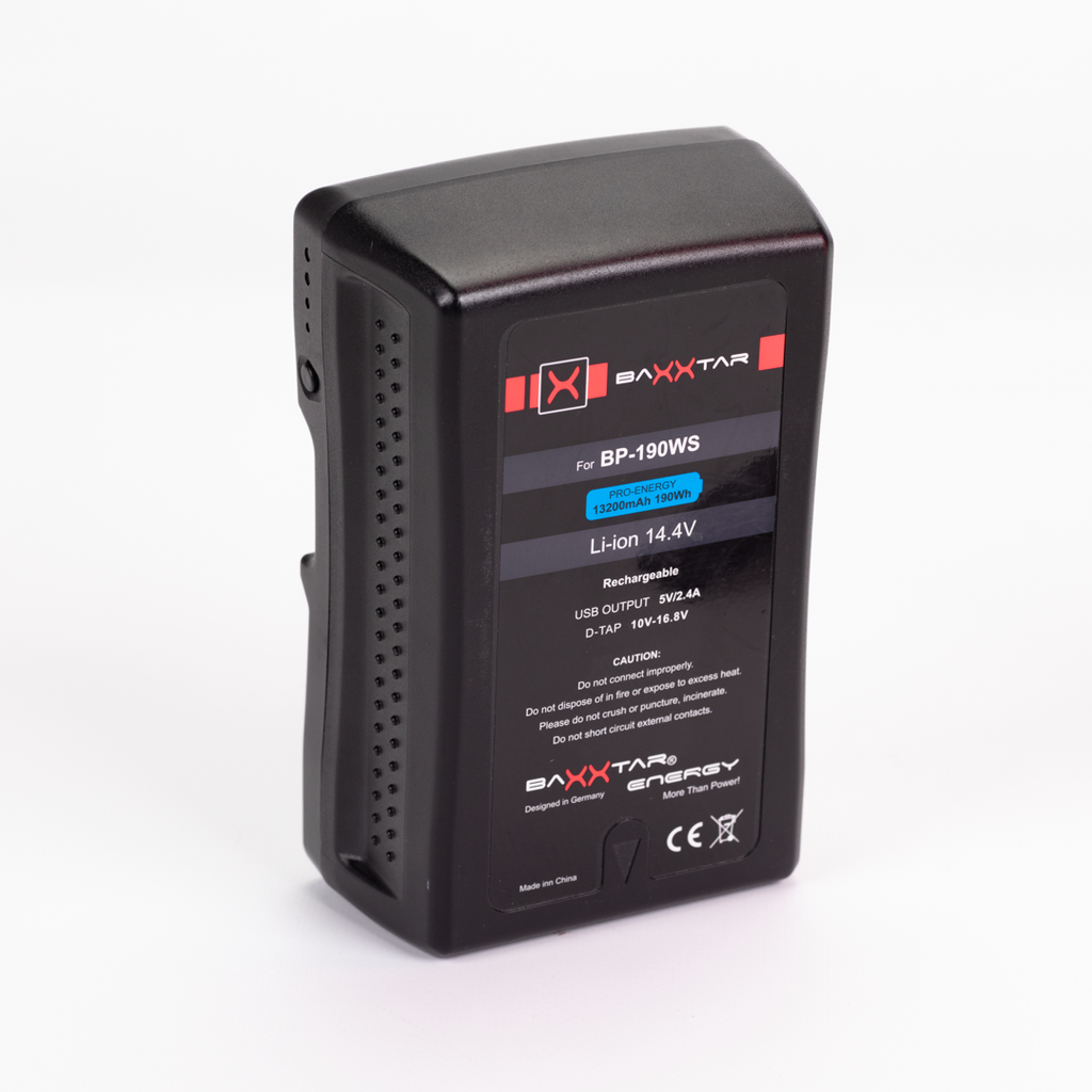 [ORA_t_3_161] batterie V-Mount BP190ws + chargeur D-tap