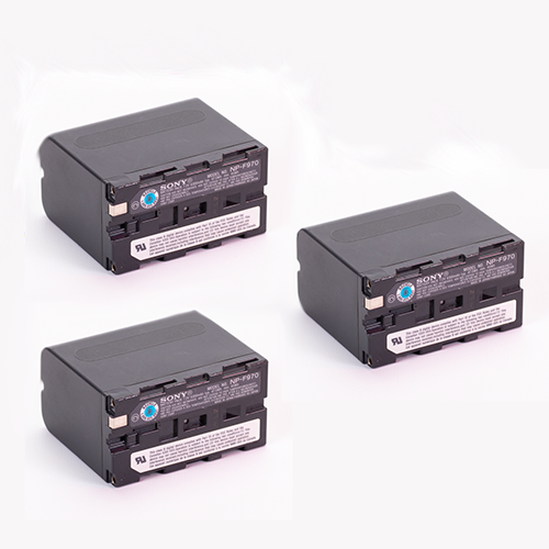 Kit x3 batteries NP-F970 avec chargeur