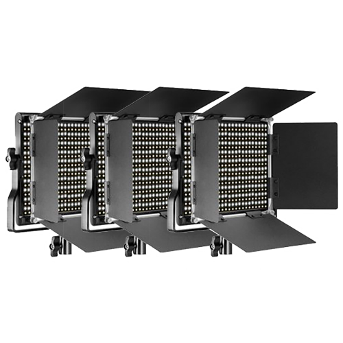 [JAU_e_4_056] Kit 3x LED Cineroid LM400